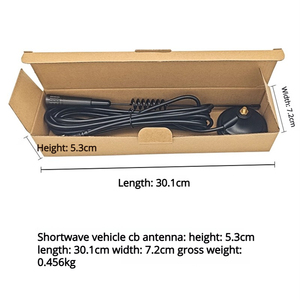 Пружинная портативная наружная антенна 27 МГц Двухдиапазонная Магнитная крепление для автомобильного FM-радио приема - Product Image 6