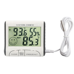 KH-TH031 LCD pantalla Digital tanque de peces nevera incubadora del higrómetro del termómetro con sensor de alambre - Product Image 1