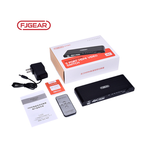 4K501Fjgear安くて素晴らしい5ポートHdmiHdビデオスイッチャー3840*2160/30HzセレクターHdmiKvmスイッチャーHdmiスイッチ - Product Image 1