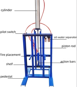 <strong>Tire</strong> Tread Unpacking Recycling <strong>Machine</strong> Scrap Rubber Tyre Tripling Bundling Baler <strong>Machine</strong> - Product Image 4