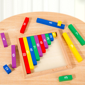 Cpc Ce幼儿园蒙特梭利学习计数棒数学数字棒1-10数学棒儿童玩具 - Product Image 5