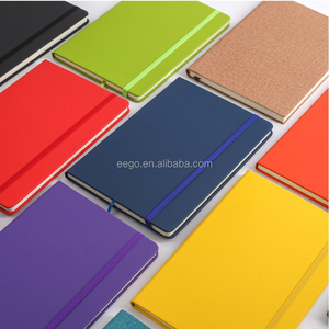 豪华品牌印刷精装促销定制设计Pu皮革日记本记事本笔记本A5标志 - Product Image 4