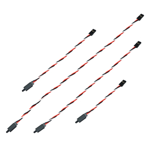 AGFRC Anti-Interference JR Twisted <strong>Type</strong> RC Lockable <strong>Servo</strong> Extension Cable for RC Quadcopter Aircraft - Product Image 1