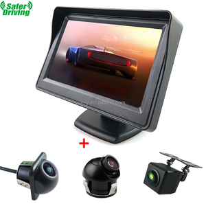 Navegación delantera y trasera Cámara de grabación dual de 4,3 pulgadas 2 Din auto audio carplay interfaz Monitor Bus 2 Monitor de entrada de vídeo - Product Image 4
