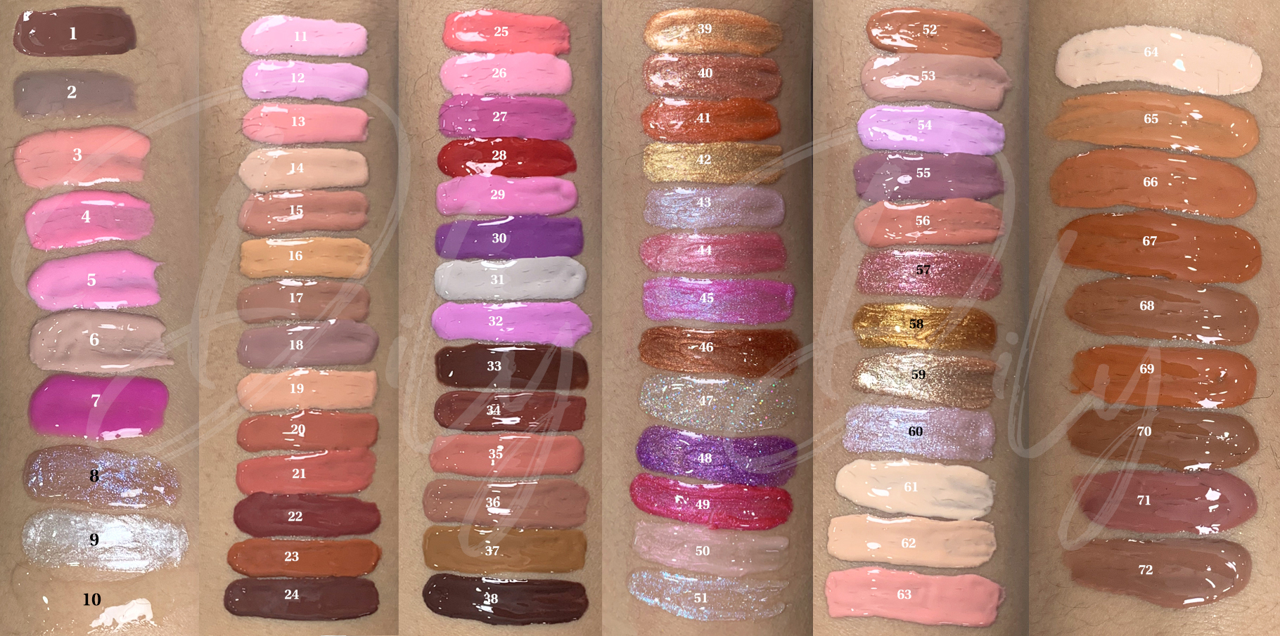 Colores brillantes