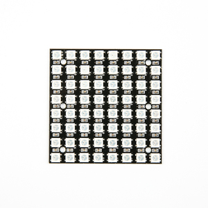 Pannello Pixel LED a 64 bit scheda di sviluppo Driver LED RGB integrata a colori WS2812 RGB 8 x8 LED Matrix