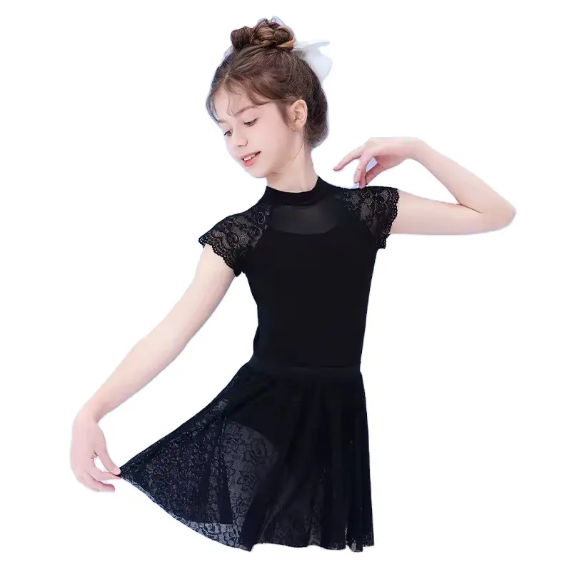 Gaun dansa hitam balet wanita gaun tari balet wanita kualitas tinggi