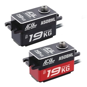 AGFRC A50BHL 19KG 0.073Sec High Torque&amp;<strong>Speed</strong> Programmable Low Profile Brushless Motor Metal Gear Digital Servo for RC Drift Car - Product Image 1