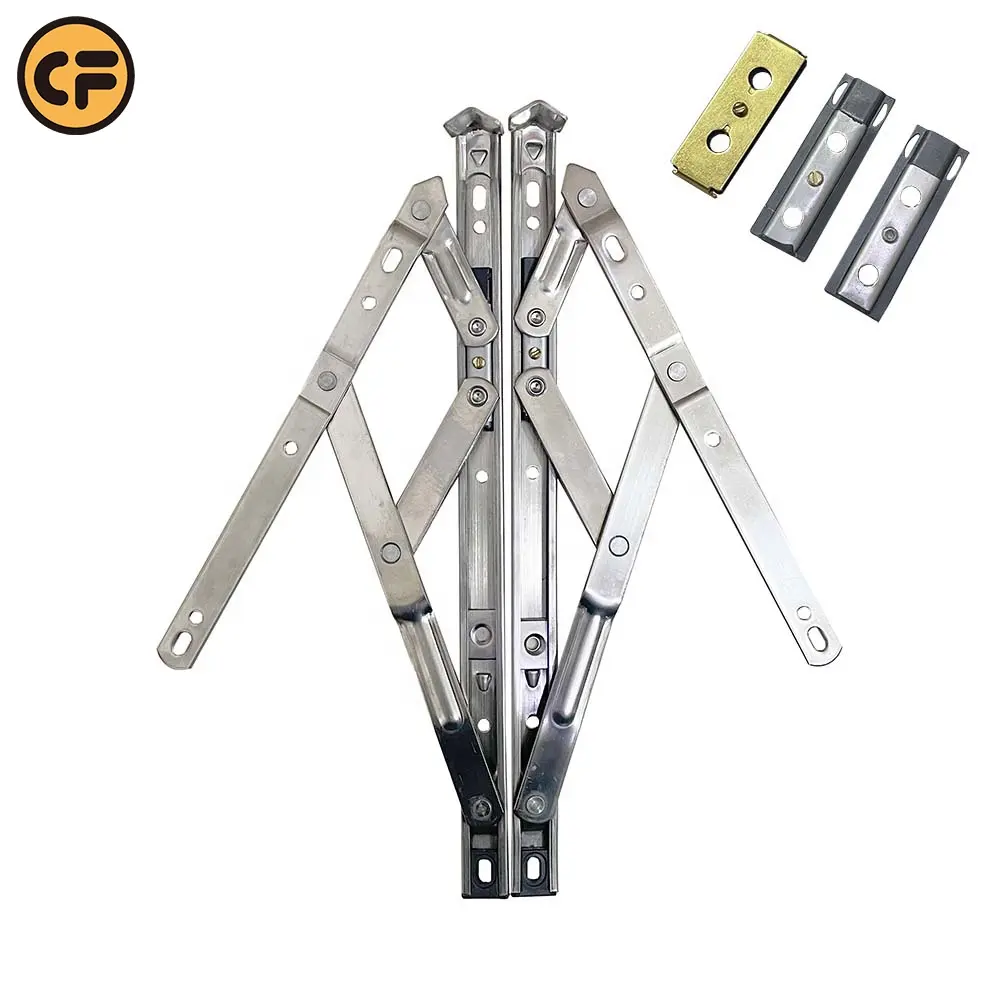 Charnière de fenêtre à battants en Aluminium, vente en gros, charnière à Friction à rainure carrée de 18MM, matériaux SUS 304