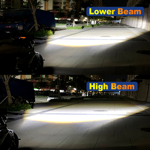 Gview H4 BA20D LED ışık sistemi 12V motosiklet LED far ile 6000K renk sıcaklığı - Product Image 6