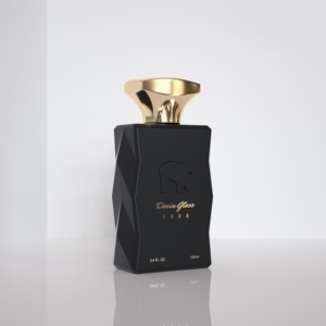Özelleştirilmiş lüks kıvrım tipi kullanımlık 100ml altın t-şekil kap parfüm şişesi buzlu cam parfüm şişesi kutusu ile - Product Image 5