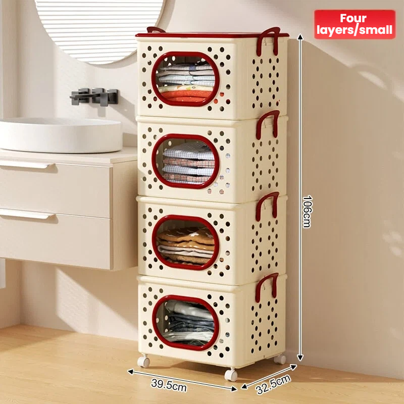 9004 Petit (4 pièces) - Couvercle et roulettes