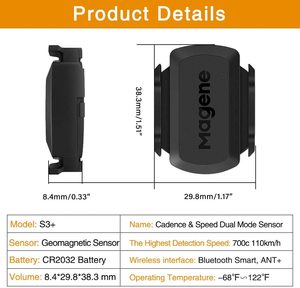 Magene Bicycle Dual Mode Speed <strong>Sensor</strong> Cycling <strong>Cadence</strong> Speedometer for Bike Trainer Computer Bluetooh - Product Image 3