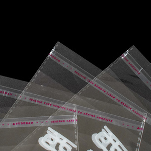 Custom Colorful Printed Self-Adhesive OPP <strong>Header</strong> <strong>Bag</strong> Hang Hole Transparent PVC PET PE BOPP <strong>CPP</strong> Cellophane Gift Packing <strong>Bags</strong> - Product Image 2
