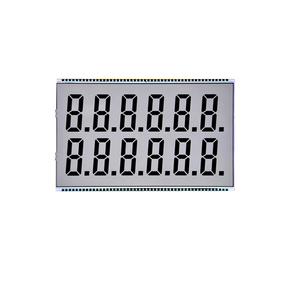 Personalizzato <span class=keywords><strong>7</strong></span> segmenti <span class=keywords><strong>lcd</strong></span> in bianco e nero display <span class=keywords><strong>lcd</strong></span> contatore di energia <span class=keywords><strong>LCD</strong></span> modulo di visualizzazione