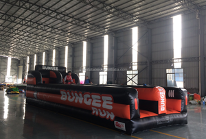Nhà Máy Chất Lượng Cao Thách Thức Cạnh Tranh Dual Lane Inflatable Bungee Chạy Để Bán - Product Image 4