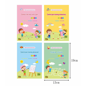 สมุดลอกแบบฝึกมายากลสำหรับเด็กอายุ3-7ขวบสมุดงานติดตามแบบใช้ซ้ำได้พิมพ์รูปแบบการควบคุมการฝึกอบรมปกกระดาษ - Product Image 5