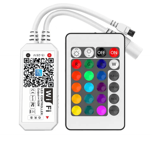 Miniatenuador de luz LED para el hogar, controlador de luz LED con WIFI, Google Magic Home, Alexa, RGBW, RGBWW - Product Image 1