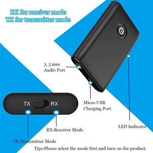 2 in 1 5.0 5.3 Bluetooth Wireless Audio Transmitter and Receiver A2DP HIFI Music Adapter <strong>RCA</strong> 3.5mm Jack Aux for TV PC <strong>Headphone</strong> - Product Image 4