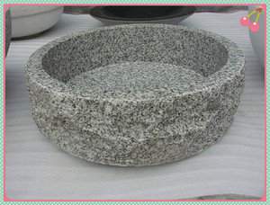 价格便宜的矩形独立式石材基座水槽花岗岩水槽contemperey基座水槽 - Product Image 3