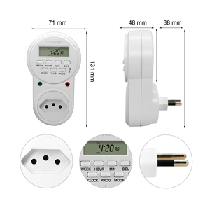 Interruttore Timer analogico digitale secondi 110V 220V interruttore Timer digitale programmabile a parete fornitura Oem professionale CE Indoor - Product Image 3