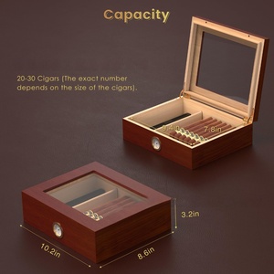 Wooden Cigar Case <strong>Humidor</strong> - Wholesale <strong>Humidors</strong> Box with Humidity Control for Commercial Use &amp; Bulk Purchase Discounts - Product Image 4