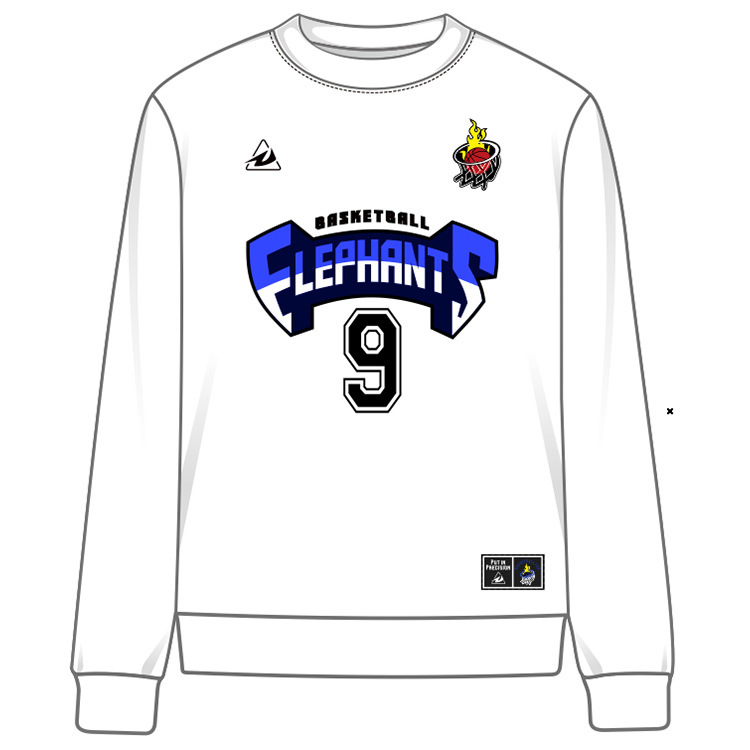 Sudadera con cuello redondo