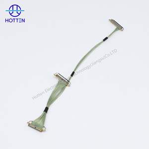 Personnalisation flexible 42AWG Micro faisceau de câbles coaxiaux pour UAV(DRONE) avec faisceau de câbles coaxiaux HRS DF81 30P - Product Image 1