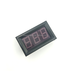 12Vデジタル温度計LEDディスプレイ、1メートルプローブ赤緑青 - Product Image 3