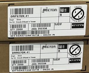 Original SDRAM DDR 4 Speicher IC Chip MT40A512M16 MT40A512M16TB-062E R 8Gbit Parallel 1,6 GHz 19 Ns 96-FBGA - Product Image 1