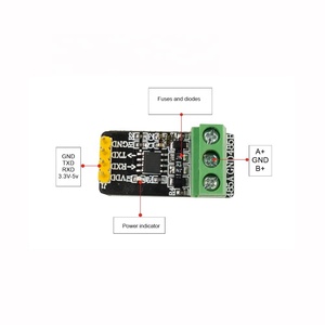 Taidacent 3V a 5V automático de doble vía MAX13487 RS485 convertidor TTL a RS485 convertidor serie Uart a RS485 módulo convertidor - Product Image 3