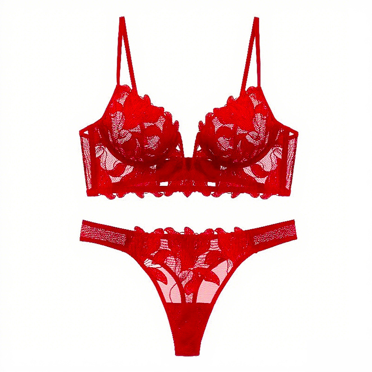 Bright red