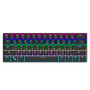 Teclado mecánico Gaxever de 61 teclas de dos colores moldeado por inyección - Product Image 1