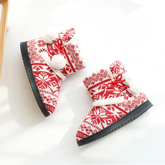 Suministro directo de fábrica, zapatillas esponjosas personalizadas, zapatos de invierno para mujer, Zapatillas de casa