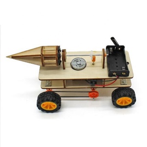 科学実験玩具ロボットカーDIY小型玩具科学ギフトを教える6〜8歳の子供向けのシンプルで組み立てが簡単 - Product Image 1