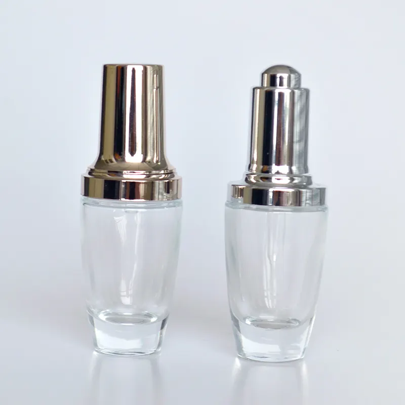 Etiqueta de muestra gratis recipiente de vidrio de 1oz 30ml 50ml 100ml botella de perfume vacía para suero de aceite esencial
