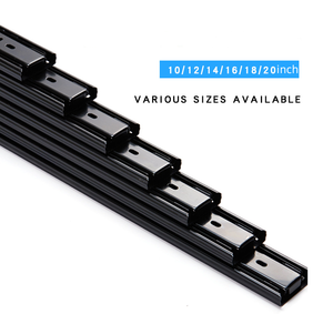 3-Fold Full Extension <strong>Rail</strong> Drawer Runner Telescopic Channel <strong>Push</strong> to <strong>Open</strong> Drawer <strong>Slide</strong> <strong>Rail</strong> - Product Image 5
