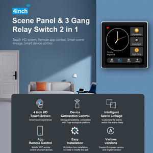 2025 New Arrival Tuya Touch Screen <strong>Smart</strong> Zigbee Wall <strong>Switch</strong> with Built in 4 Way Relay <strong>Switch</strong> and Scene <strong>Switch</strong> Panel - Product Image 6