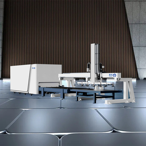 Sistemas automáticos de apilamiento de paneles Robótica paletizadora de pórtico para línea de producción de procesamiento de chapa - Product Image 3