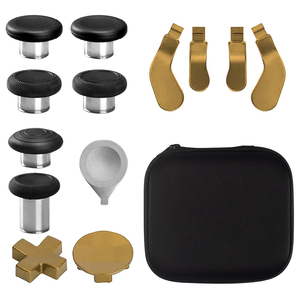 Metal d-pad tetik kürekler yedek Thumbstick Xbox One Elite denetleyici serisi 2 analog joystick parçaları için tamir kiti - Product Image 4