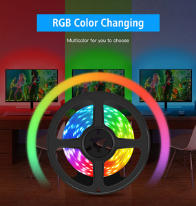 Светодиодная лента WS2812B RGB с USB, программируемая цифровая Гибкая LED полоска с пикселями, для украшения дома, спальни, бара - Product Image 5