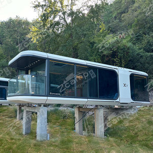 Zcamp <span class=keywords><strong>X5</strong></span> Tùy Chỉnh Container Nhà Sang Trọng Mở Rộng Ngoài Trời Nhà Cắm Trại Khu Nghỉ Mát Prefab Modular Nhà Không Gian Viên Nang - Product Image 3