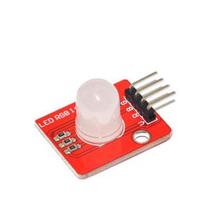 Modulo LED full color RGB blocchi di costruzione elettronici 5V a tre colori compatibili 10mm ad alta luminosità RGB modulo LED full color