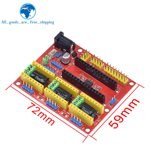 TZT Neue CNC Shield V4 Gravier maschine/3D-Drucker/A4988 Treiber-Erweiterungs karte für Arduino Diy Kit