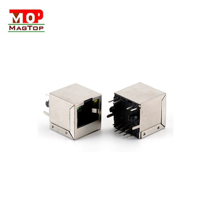 Ethernet kabloları için tek portlu dikey düşük profilli kadın modüler Jack RJ45 konektörü - Product Image 5