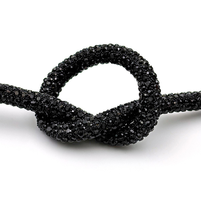 Black diamond + black millet beads