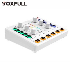 Voxfull-consola mezcladora M8, interfaz de Audio profesional, tarjeta de sonido, mezclador de grabación, tarjeta de sonido de estudio, interfaz de Audio - Product Image 2