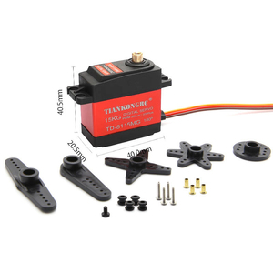 15KG Motor mit hohem Drehmoment Digital TD-8115 180 270 360 Servo Metall getriebe für Arduino DIY 1/8 1/10 1/12 RC Auto Hubschrauber Flugzeug Roboter