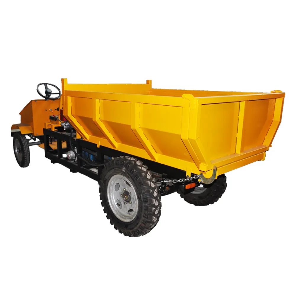 Goedkope Goede Kwaliteit 4-Wielen Dumper Truck Met Hydraulische Lifting