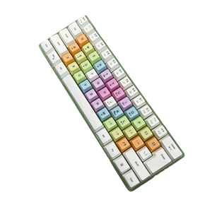 K401 Mini con cable RGB Teclado para juegos de 61 teclas Interfaz 60% Operación de membrana USB Hecho de plástico - Product Image 1